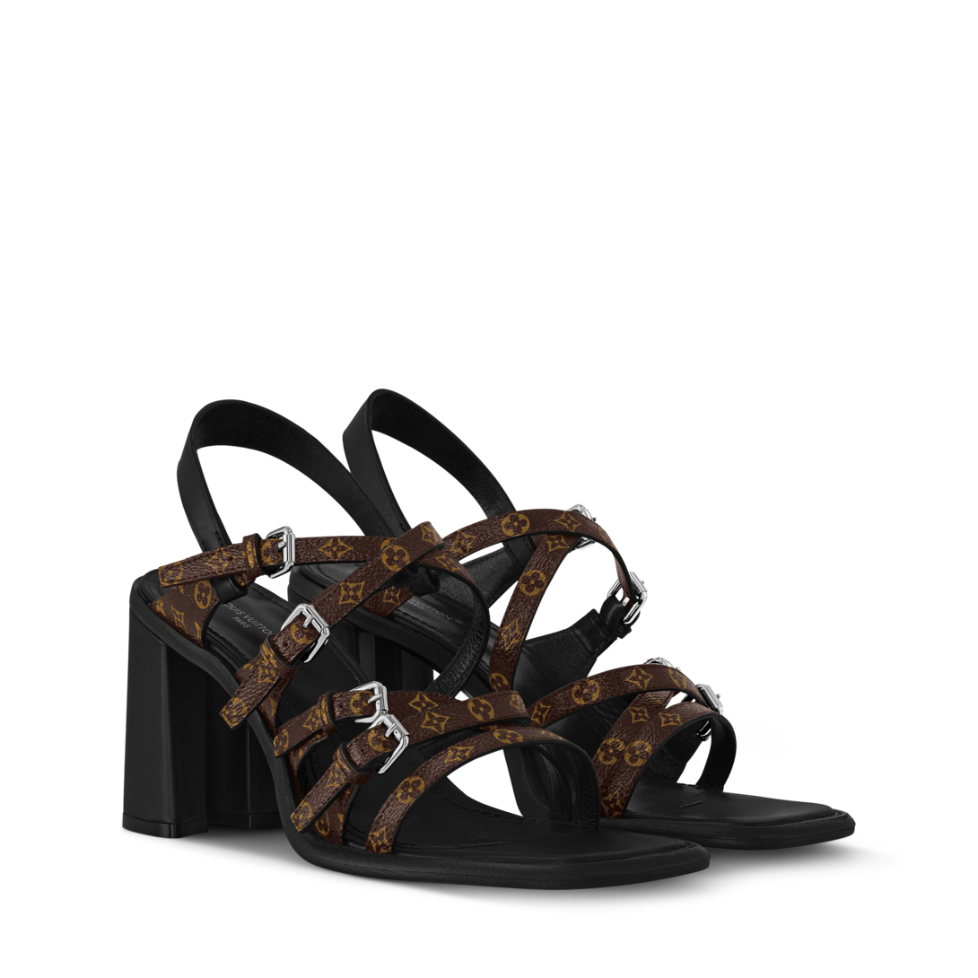 【ペコrinさま】Louis Vuitton ミュールブラックサテン22.5cm ペコrinさま】Louis Vuitton ミュールブラックサテン22.5cm